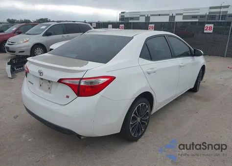 2014 Toyota Corolla S Plus from USA, damaged, VIN 5YFBURHE4EP149638